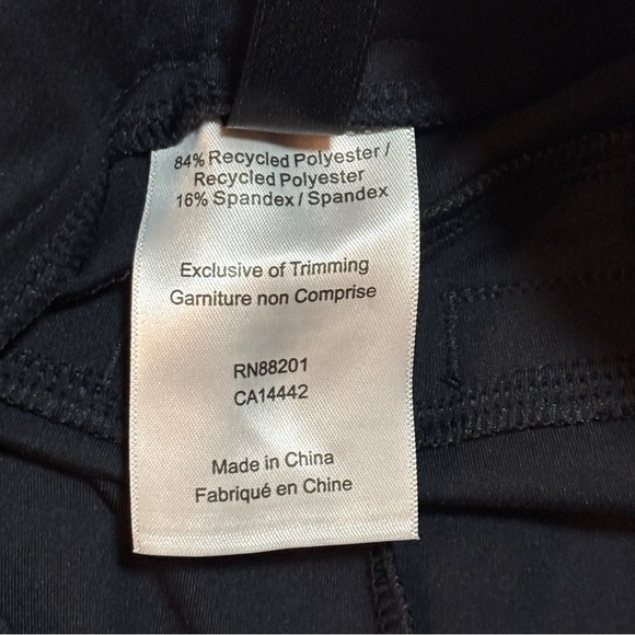 Mondetta women’s black pin tuck high rise SZ L pants pockets athletic NWT - Picture 6 of 10